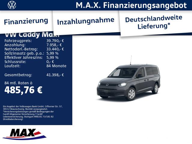 Volkswagen Caddy Maxi 7-Sitzer 2.0 TDI 90 kW DSG*FUNK*APP*P