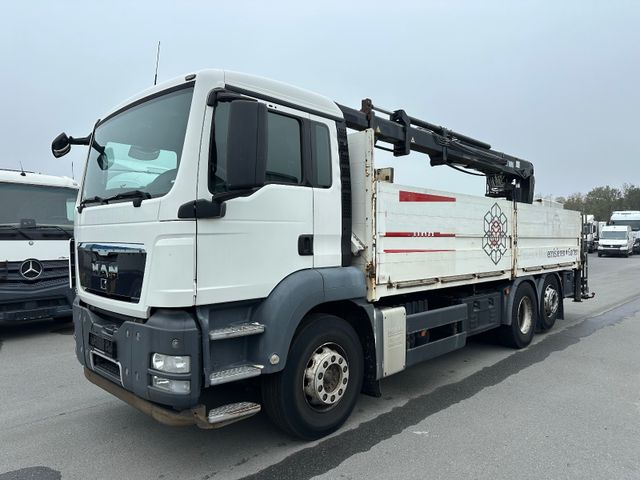 MAN 26.400 TGS HIAB 166K Zange 6x2-2 Lift/Lenkachse