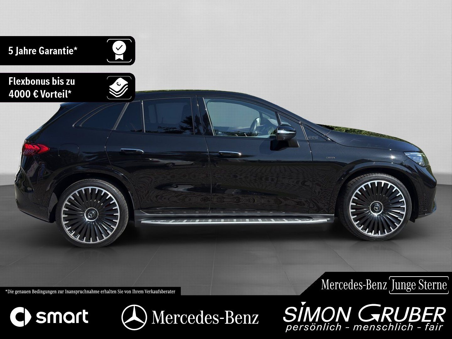 Fahrzeugabbildung Mercedes-Benz EQE 43 4M SUV AMG Pano Nappa HUD Hyper HAL 3D