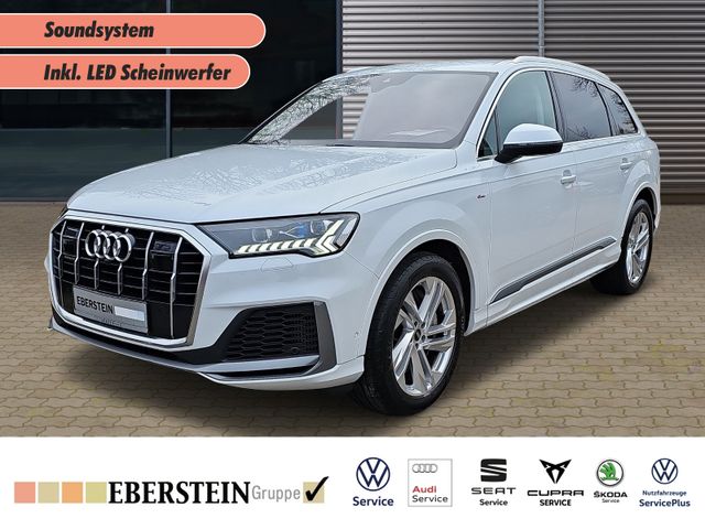 Audi Q7 55 TFSI e S-Line Matrix B&O HUD Leder Navi