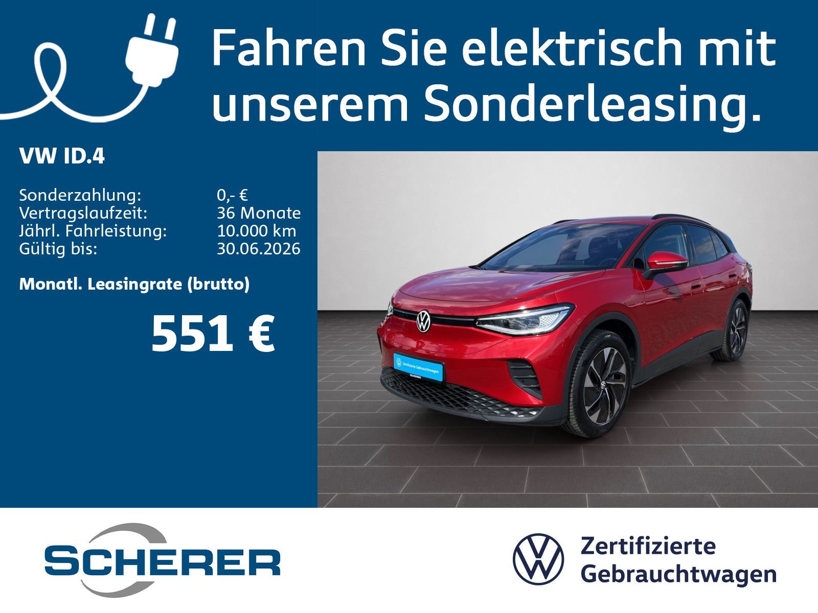 Volkswagen ID.4 Pro 210 kW 77 kWh AHK SHZ Climatronic R-Kam