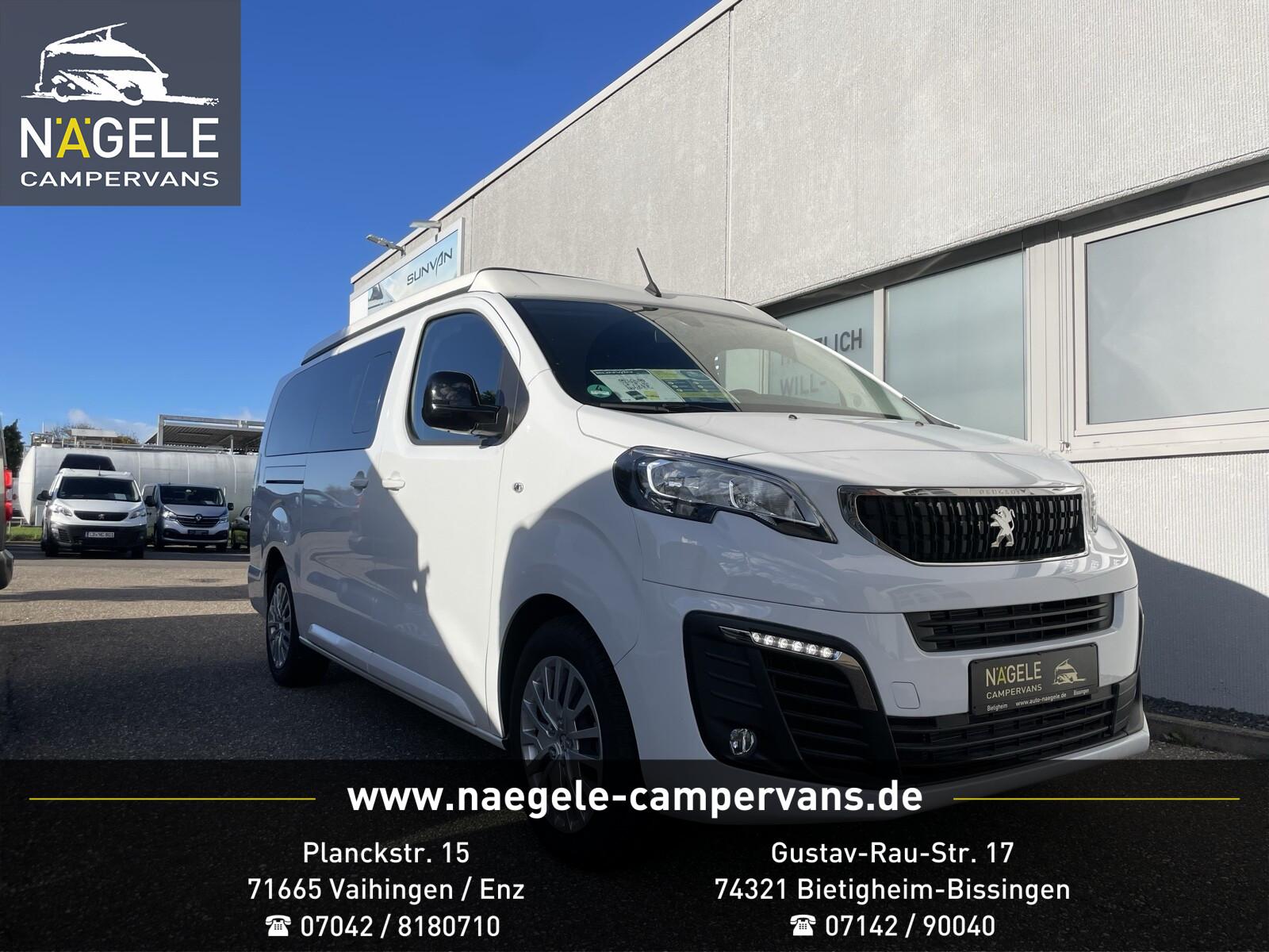 Peugeot Sunvan 2.0 BlHDi 145 - 8 Sitze & Schlaf-Hubdach