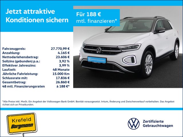 Volkswagen T-Roc 1.0 TSI Style PANO LED ACC NAVI SHZ PDC