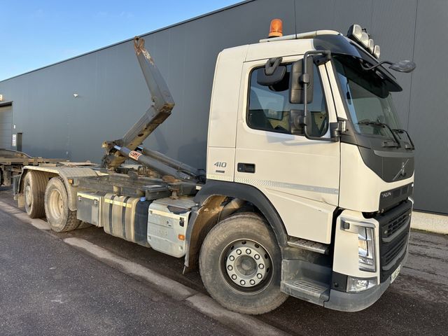 Volvo FM 410 6x2 AJK 20T-5930mm Hooklift - Lift + Stee