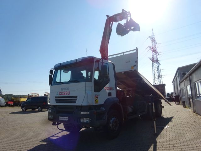 Iveco TRAKKER 350 6x4 2-Seiten-Kipper/FASSI-Kran