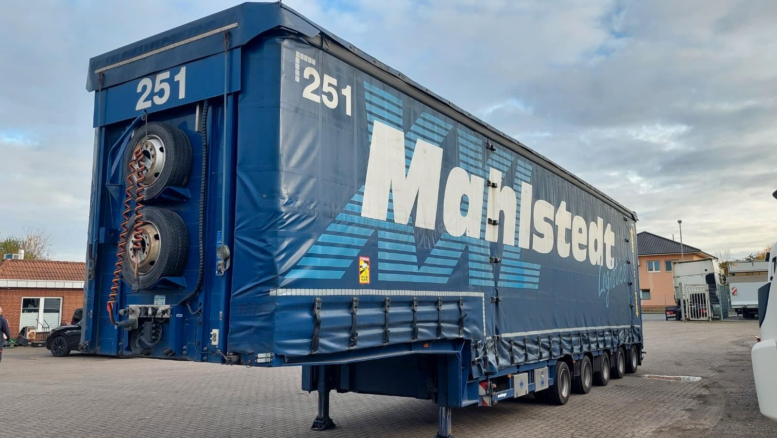Meusburger MPG-5 2018 Planen Tieflader 5 Achsen Lift/Lenk