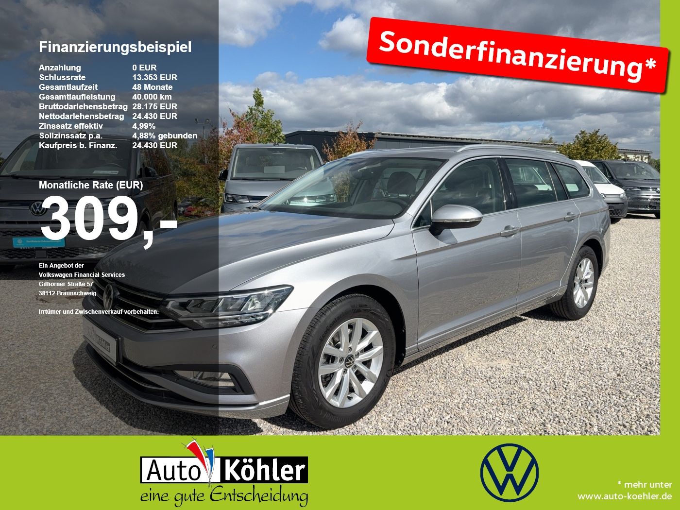 Volkswagen Passat Variant Business TDI DSG CarPlay Kamera