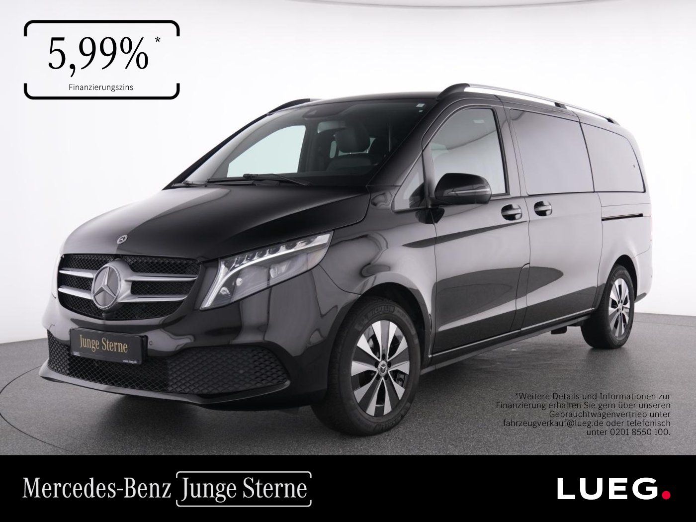 Mercedes-Benz V 300 d 4M Pano+Burm+LED+AHK+Sthzng+Leder+360°