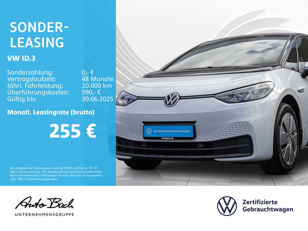 Volkswagen ID.3 Pure Performance Automatik, Navi, LED, App-