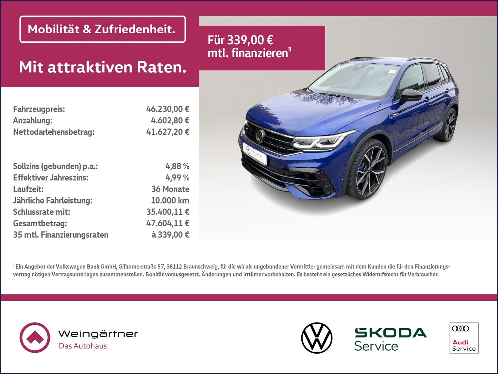 Tiguan R 4Motion 2.0 TSI, AHK, Black Style, 21"