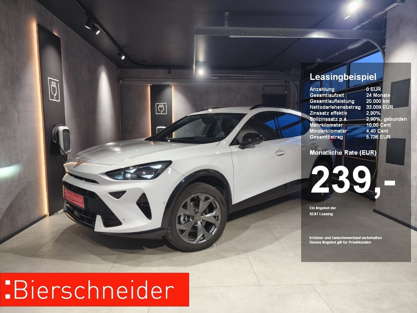 Cupra Formentor 1.5 eTSI DSG ab 239.- 990.- Anzahlung