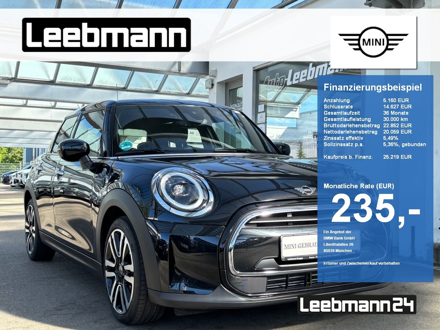MINI Cooper 5-Türer Classic Trim GARANTIE bis 01/2029