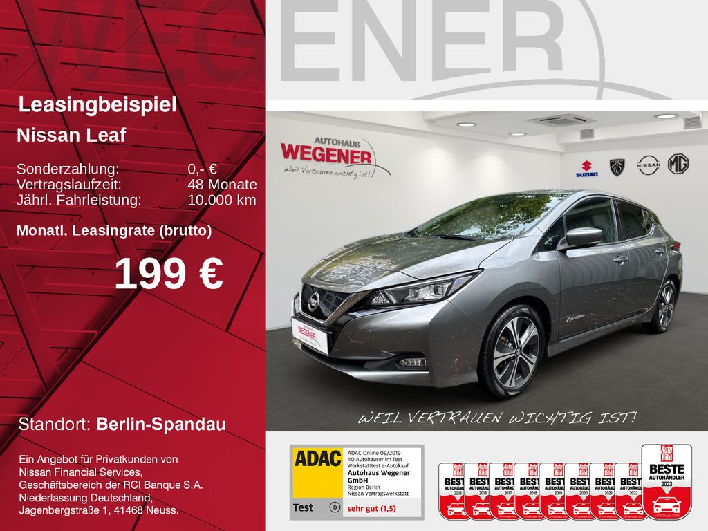 Nissan LEAF TEKNA 3xSitzh LED 360° AVM LEDER