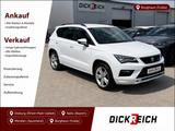 Seat Ateca 1.4TSI FR BEATS*LED*AHK*KAM*KLIMA*APP*TEMP - Seat Ateca mit Benzin-Antrieb: Weiß, mit Navigationssystem