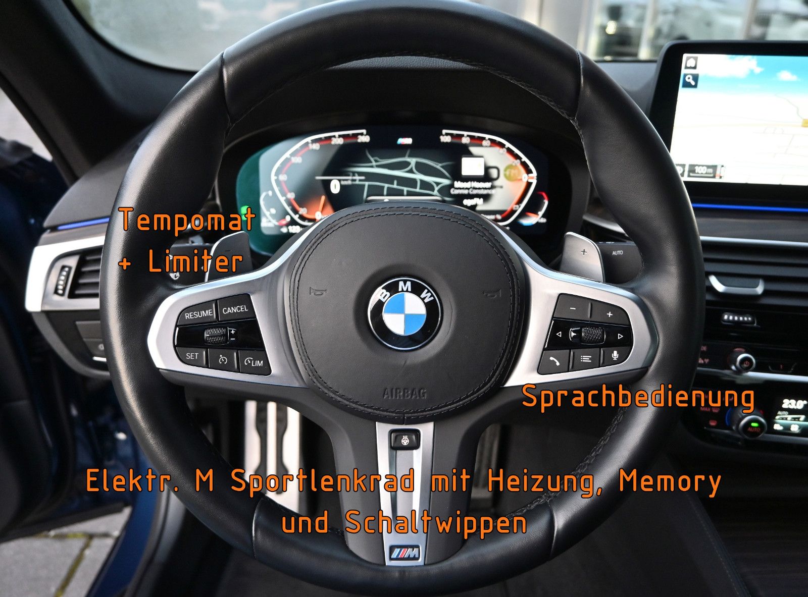 Fahrzeugabbildung BMW 530d xDr M SPORT °UVP 98.219€°AD.DRIVE°STHZG°20"