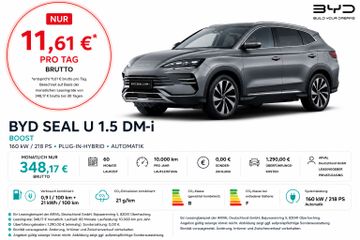 BYD Leasingangebot: BYD SEAL U 1.5 DM-i Boost Plug-In-Hybrid | 360 Kamer