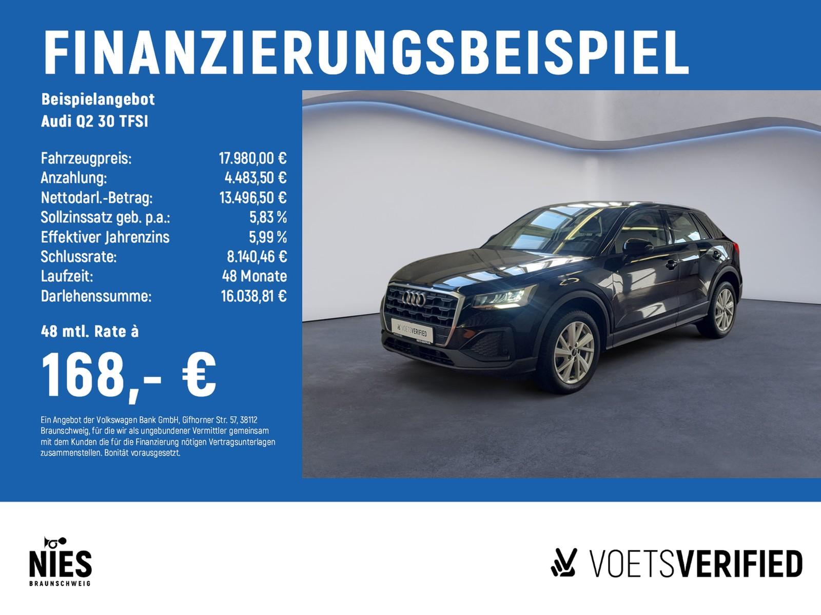 Audi Q2 30 TFSI LED+SHZ+PDC+KLIMA