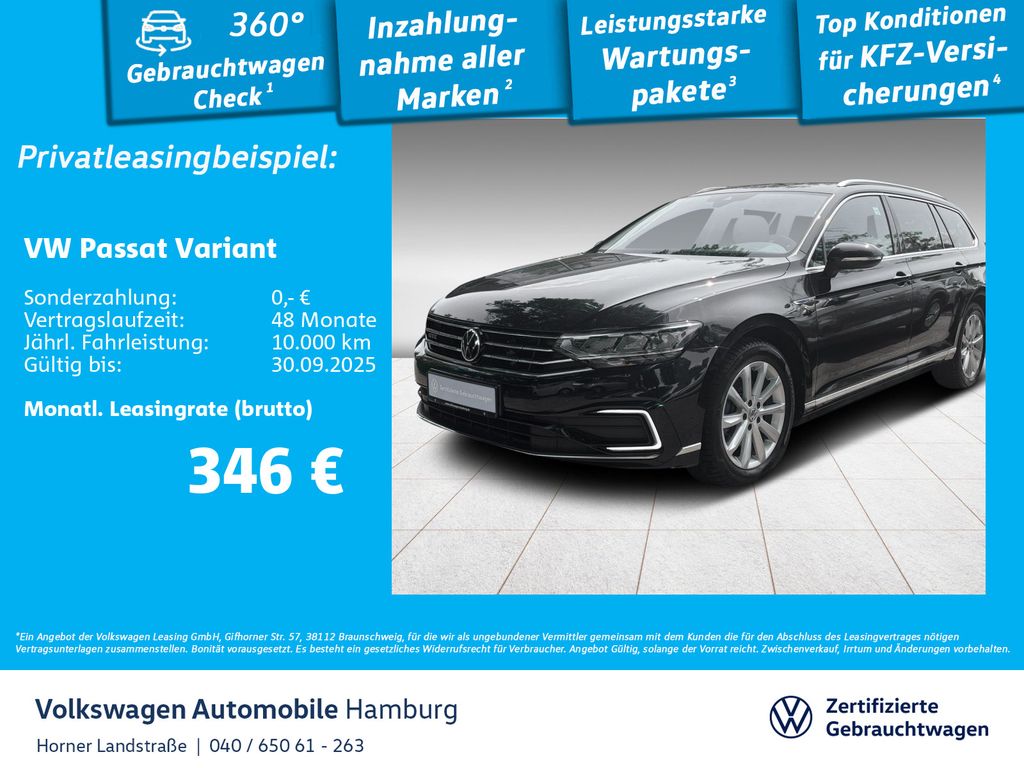 Volkswagen Passat Variant GTE 1.4TSI DSG Hybrid Sitzheizung