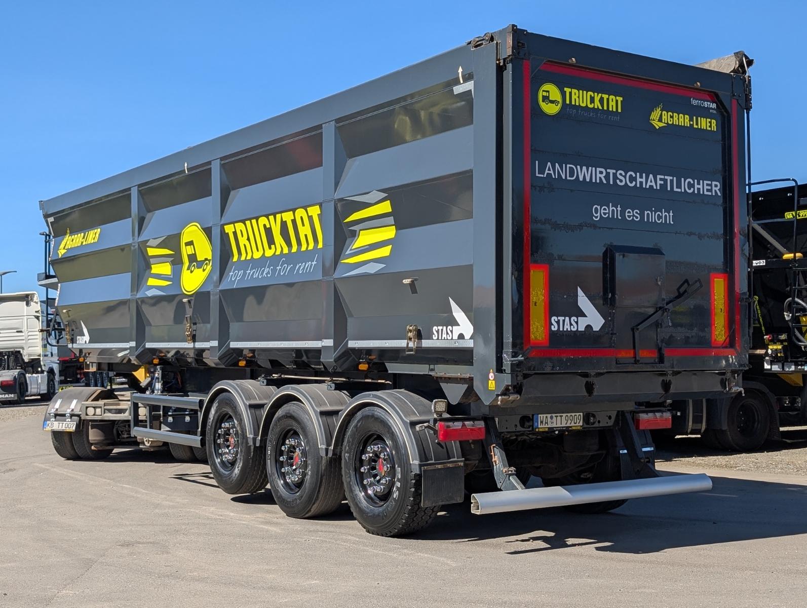 Stas 55 cbm HardoX AGRAR,  7,1 to. leer