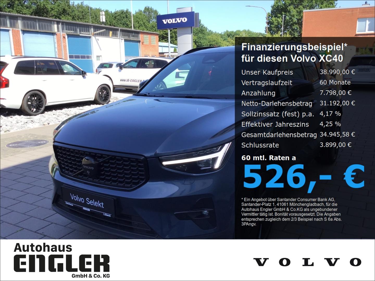 Volvo XC40 B3 (Benzin) Ultra Black Edition Cam AHK