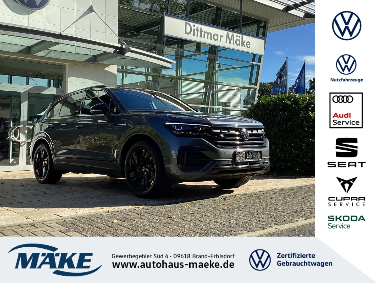 Touareg R-Line 3.0 TDI DSG 4m PD LUFTFED LEDER