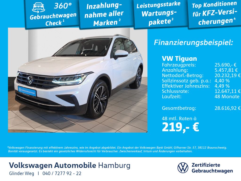 Volkswagen Tiguan 1.5 TSI Active AHK Panoramadach Ganzjahre