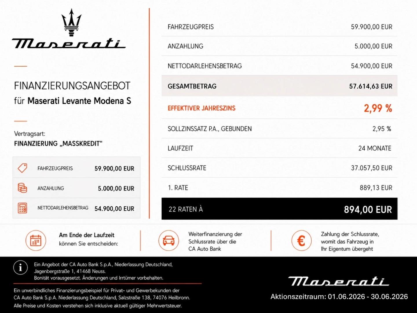 Maserati Levante Modena S MY22 430PS SQ4