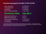 Fiat 600 Hybrid Sonderedition, 81 kW 110 PS, DCT, Kli - Fiat 600 Sonderedition mit Hybrid-Antrieb (Benzin/Elektro)