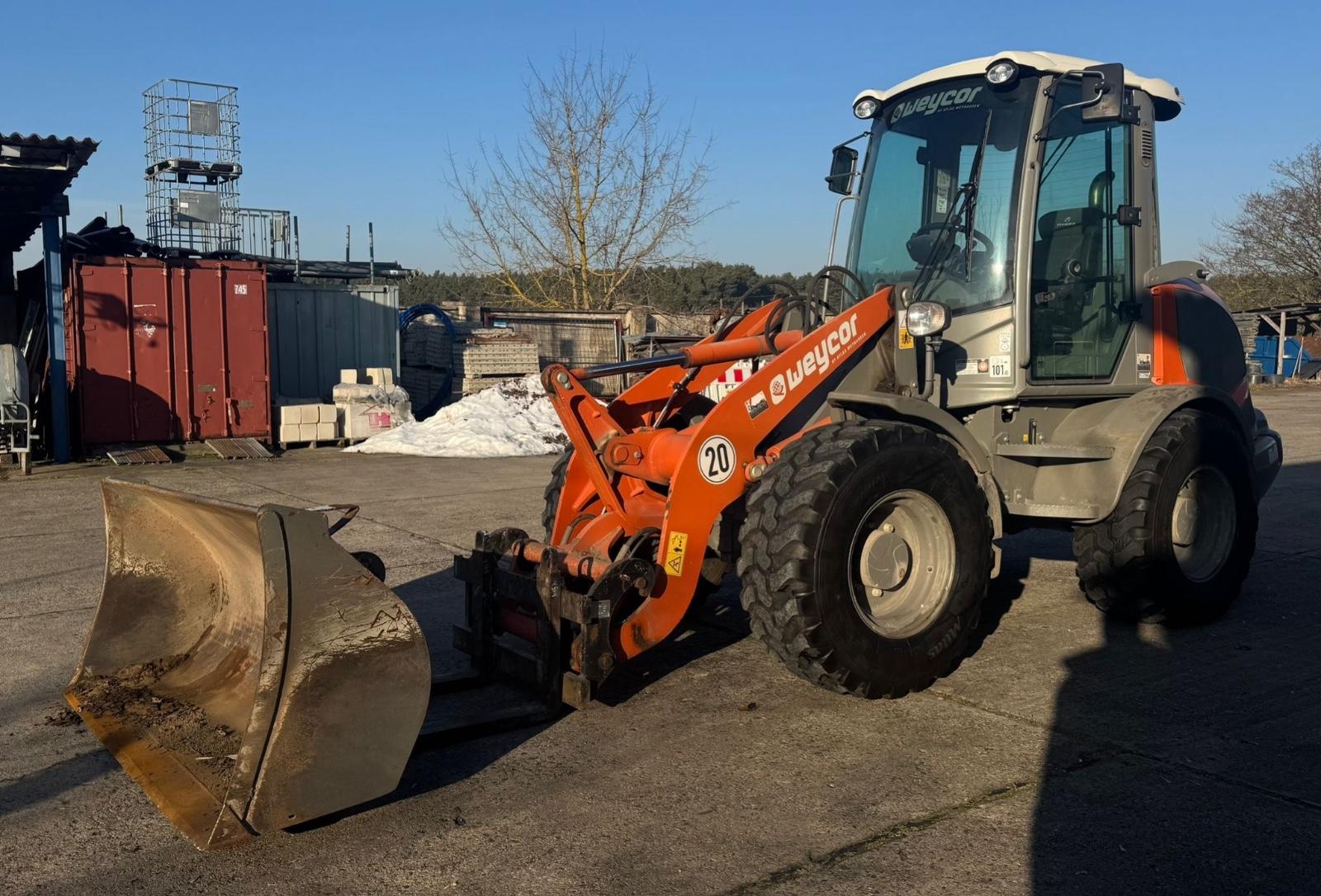 Atlas Weycor AR 420 Palleten Gabel + Schaufel