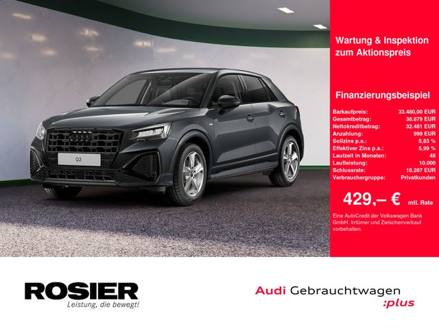 Audi Q2 35 TFSI S Line Black S Tronic LED NAVI KAMERA