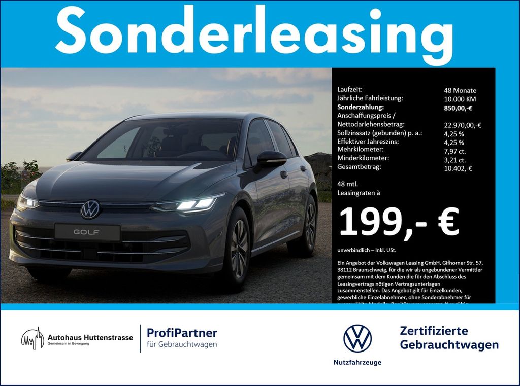 Volkswagen Golf VIII 1.5 TSI Goal FACELIFT LED NAVI AHK