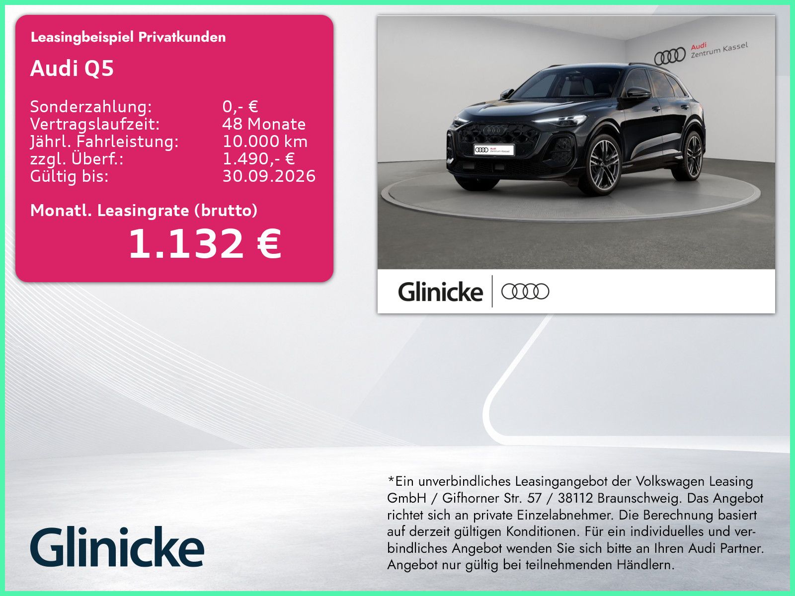 Audi Q5 SUV TDI qu. S-line Pano AHK HuD Tech B&O 360°