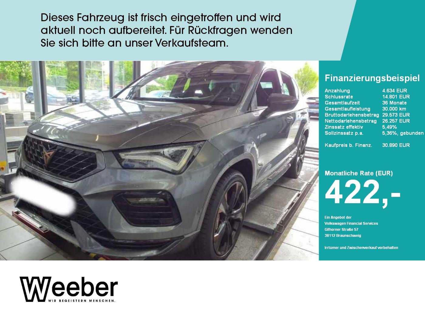 Cupra Ateca 4Drive *AHK*BEATS*PANO*SHZ*ACC*LED*APP CON