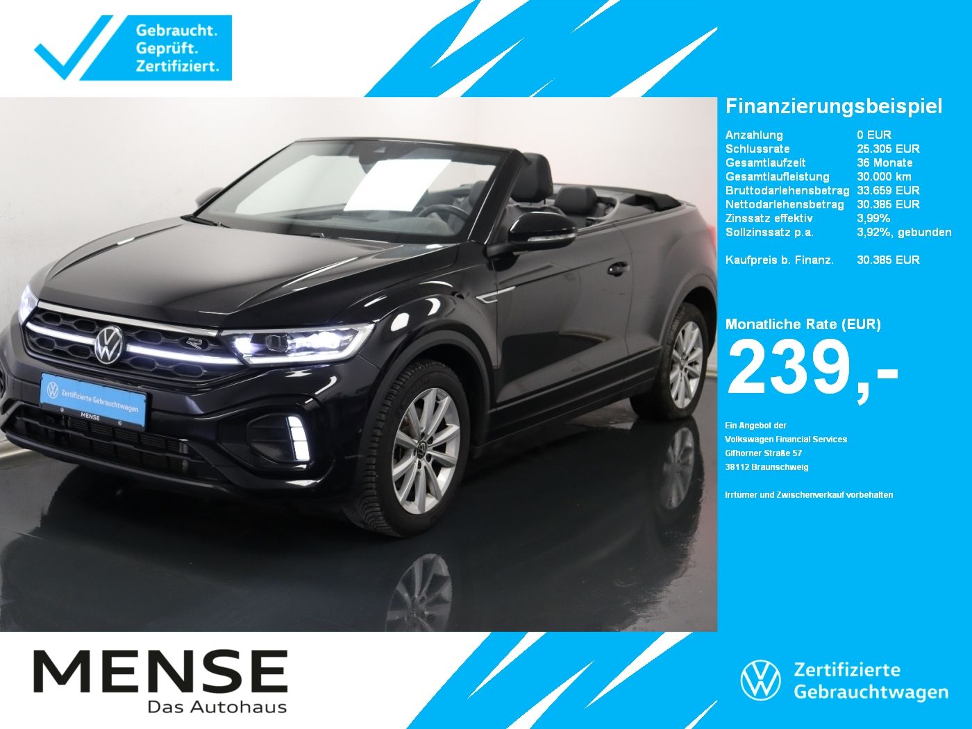 Volkswagen T-Roc Cabriolet 1.5 TSI DSG R-Line IQ.Light|ACC