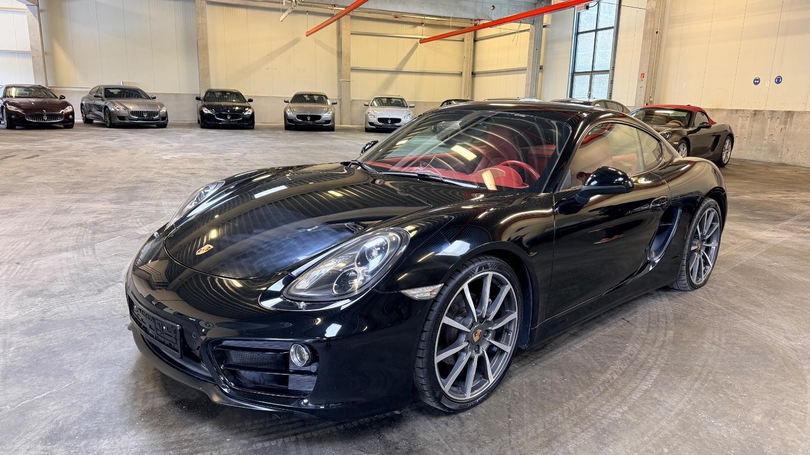 Porsche Cayman BLK/RED! 19%MWST INKL.! BUY NETTO