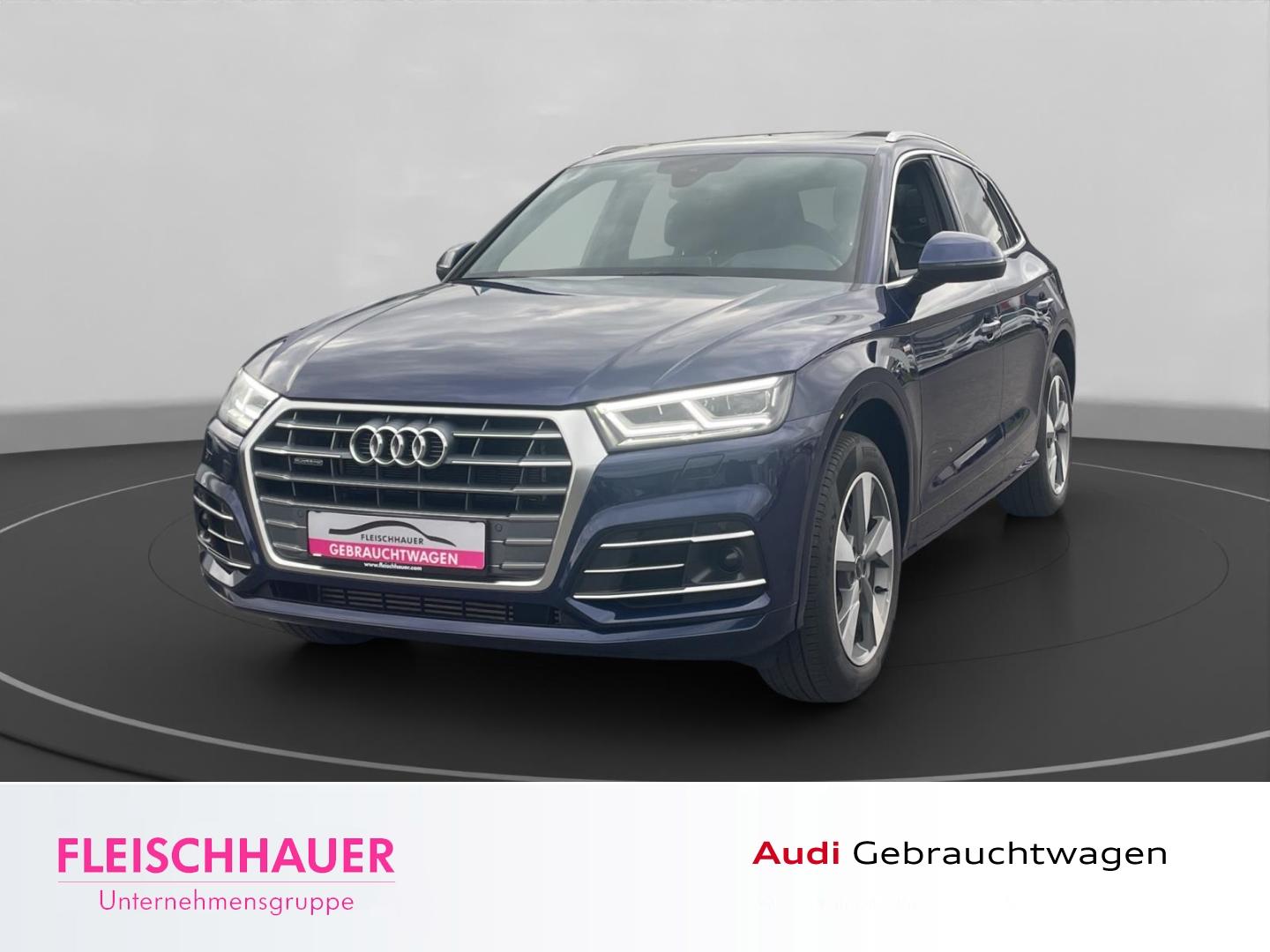 Audi Q5 50 TFSI e quattro AHK schwenk Tour smartphone