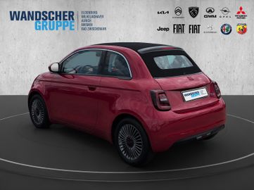 Fiat 500 e Cabrio Red +SHZ+SoundSys+SpurH+Winterp.