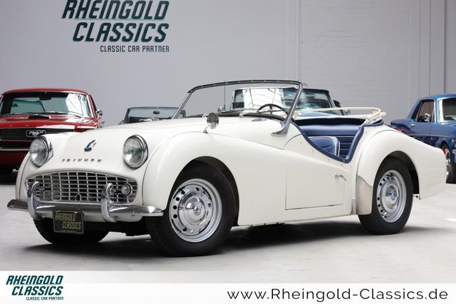 Triumph TR3A aus Kalifornien und aus Erstbesitz Leder ne