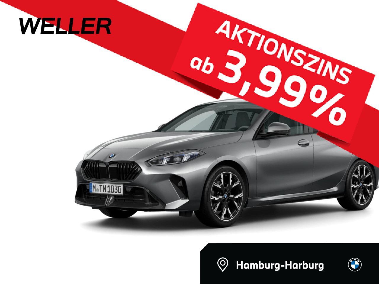 BMW 120dA M SPORT LivePro,HUD,360°,Leas.o.Anz.385,-