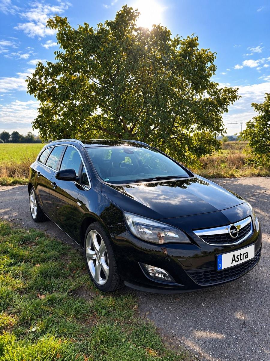 Opel Astra 2011 — rear view