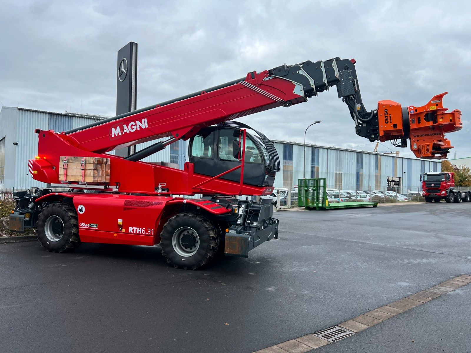 Fahrzeugabbildung Andere Magni RTH 6.31 SH / Fällkran 2 / Westtech CS750