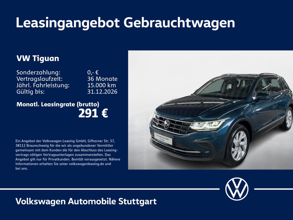 Tiguan Life 2.0 TDI DSG Navi Kamera Pano LED SHZ