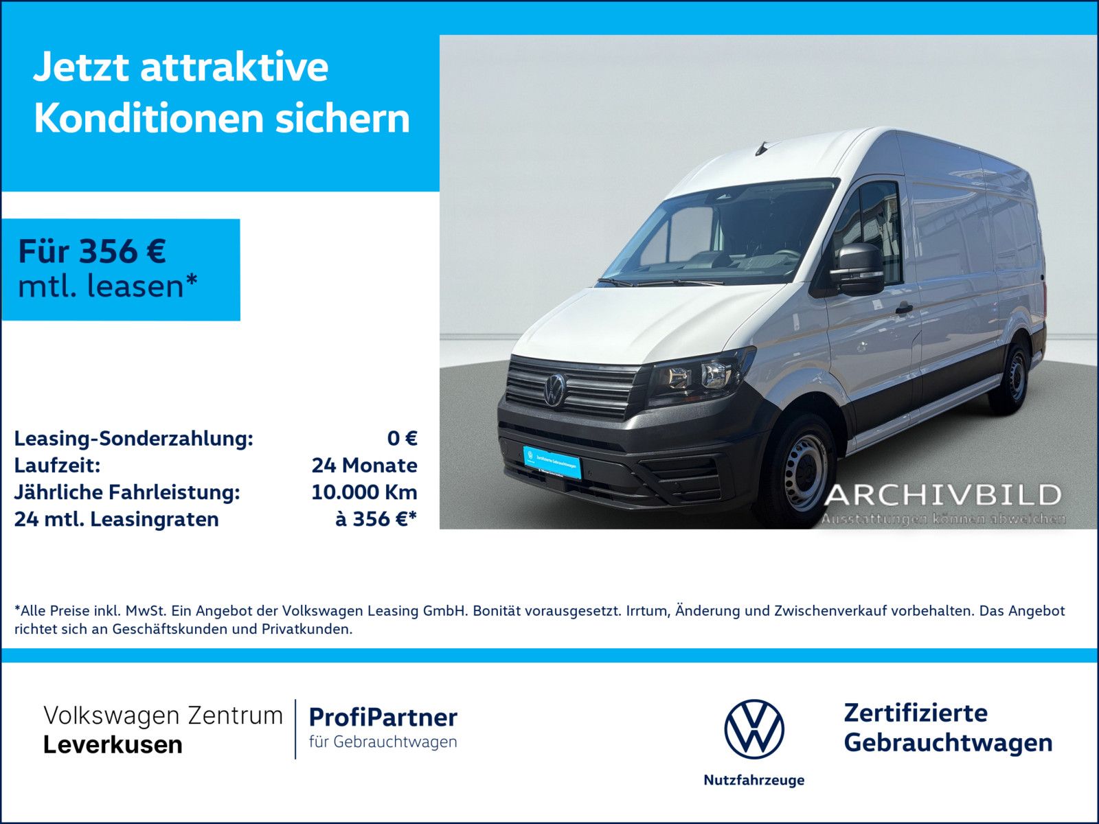 Volkswagen Crafter Kasten L2H2 NAVI KAM SHZ CARPLAY PDC