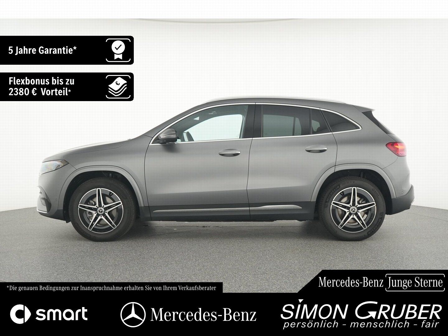 Fahrzeugabbildung Mercedes-Benz EQA 250+ AMG Pano HUD Burm LED Ambi 360 AHK