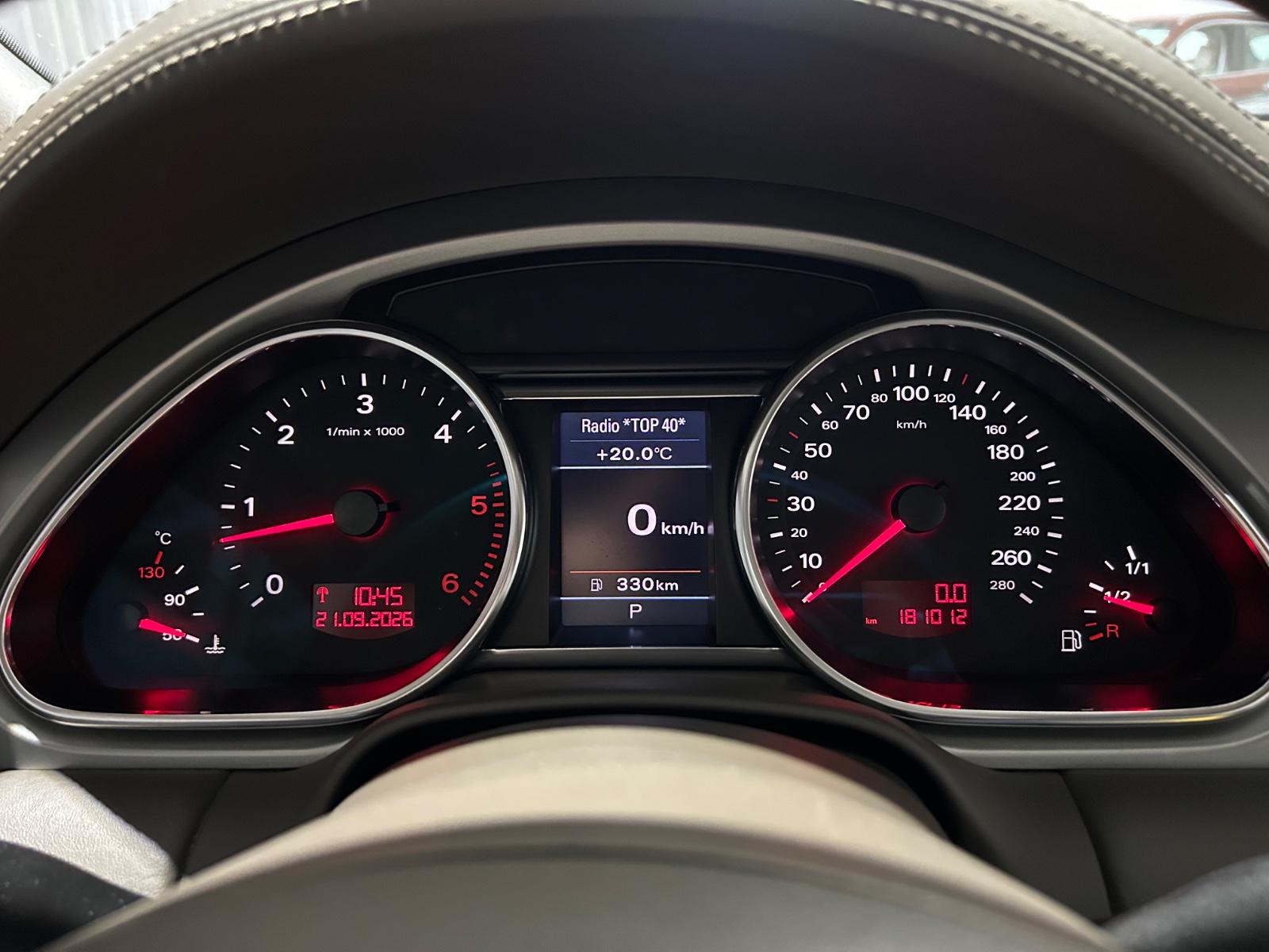 Audi Q7 4.2 TDI V8 quattro S line | 326 ch | BVA | 4 places individuelles | Cuir beige | Suspension pneumatique | GPS | Accès sans clé