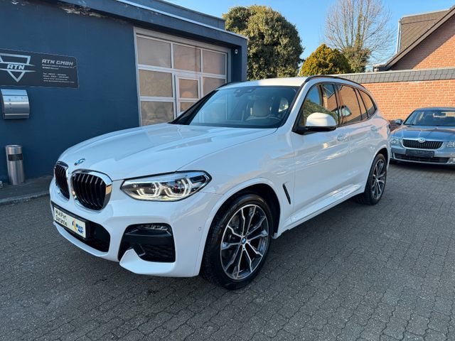 BMW X3 xDrive 20 d M Sport Leder Beige Voll Live Pro