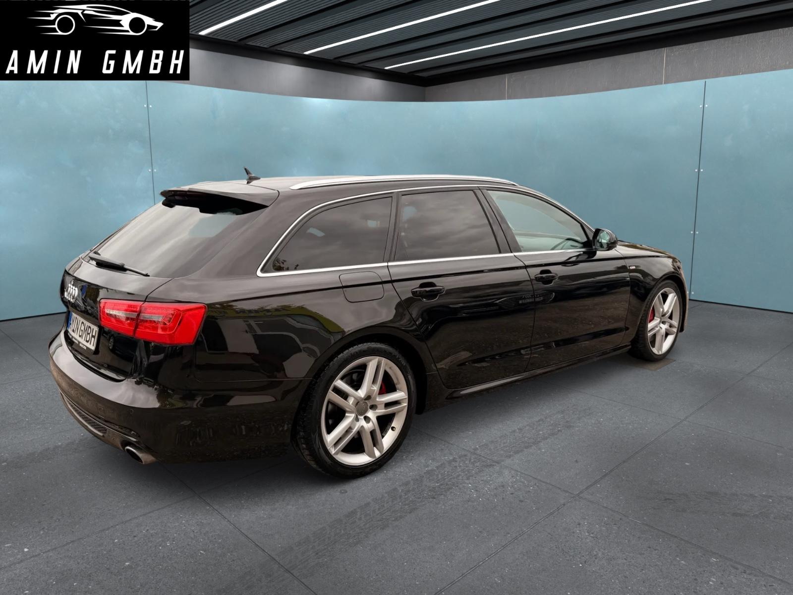 Audi A6 Avant 3.0 BiTDI quattro 313 ch S line • Boîte auto • Cuir Valcona • GPS MMI Touch • BOSE • 20"