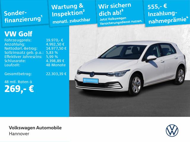 Volkswagen Golf VIII 1.0 TSI Navi LED DigCockpit ACC STHZG