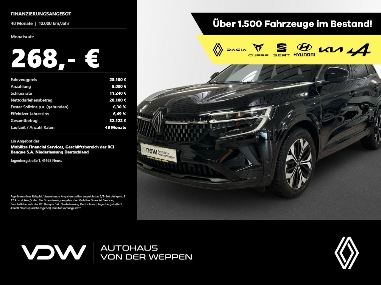 Renault Austral Techno mit AHK!! Klima Navi