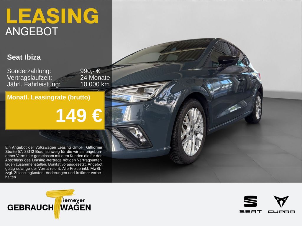 Ibiza 1.0 TSI DSG FR NAVI ACC SH GJR PDC+